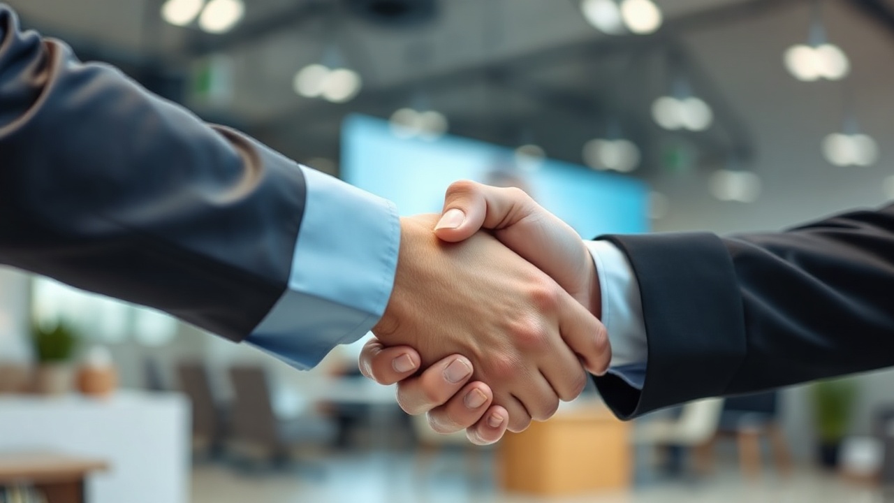 Рукопожатие партнеров TraceKit